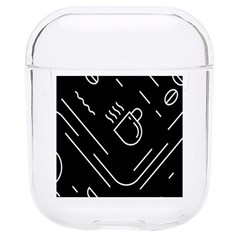 Coffee Background Hard Pc Airpods 1/2 Case by Bedest