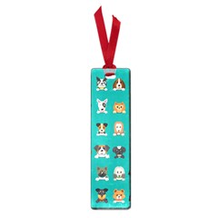 Different Type Vector Cartoon Dog Faces Small Book Marks by Bedest