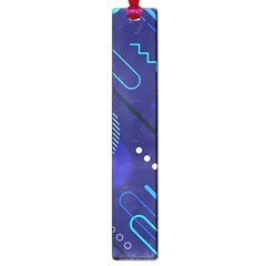 Classic Blue Background Abstract Style Large Book Marks by Bedest