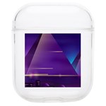 Egyptian Pyramids Night Landscape Cartoon Soft TPU AirPods 1/2 Case Front