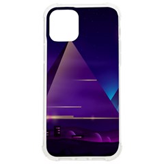 Egyptian Pyramids Night Landscape Cartoon Iphone 12/12 Pro Tpu Uv Print Case by Bedest