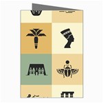 Egyptian Flat Style Icons Greeting Cards (Pkg of 8) Right