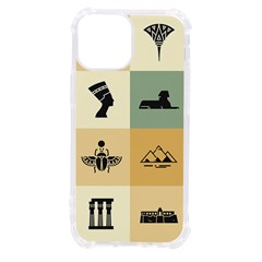 Egyptian Flat Style Icons Iphone 13 Mini Tpu Uv Print Case by Bedest