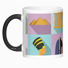 Egypt Icons Set Flat Style Morph Mug by Bedest