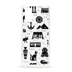 Dark Seamless Pattern Symbols Landmarks Signs Egypt Samsung Galaxy S20 6 2 Inch Tpu Uv Case