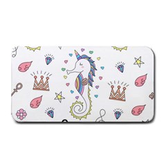 Seamless Pattern Cute Unicorn Cartoon Hand Drawn Medium Bar Mat by Bedest