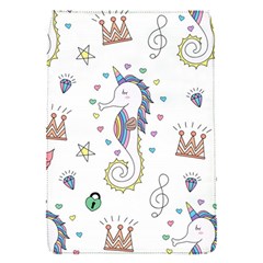 Seamless Pattern Cute Unicorn Cartoon Hand Drawn Removable Flap Cover (s) by Bedest