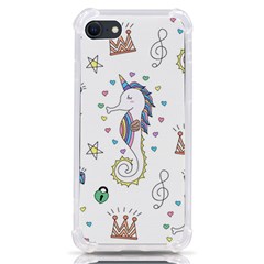 Seamless Pattern Cute Unicorn Cartoon Hand Drawn Iphone Se by Bedest