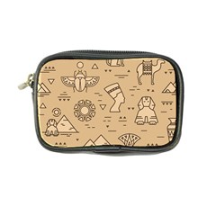 Egyptian Seamless Pattern Symbols Landmarks Signs Egypt Coin Purse by Bedest