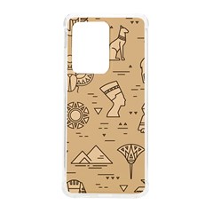 Egyptian Seamless Pattern Symbols Landmarks Signs Egypt Samsung Galaxy S20 Ultra 6 9 Inch Tpu Uv Case by Bedest