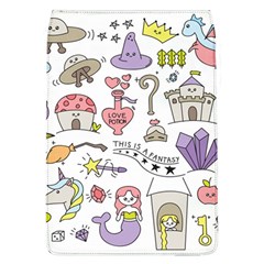 Fantasy Things Doodle Style Vector Illustration Removable Flap Cover (l) by Bedest