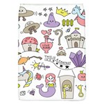 Fantasy Things Doodle Style Vector Illustration Removable Flap Cover (L) Front