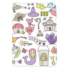 Fantasy Things Doodle Style Vector Illustration Removable Flap Cover (s) by Bedest