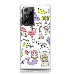 Fantasy Things Doodle Style Vector Illustration Samsung Galaxy Note 20 Ultra Tpu Uv Case by Bedest