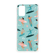 Beach Surfing Surfers With Surfboards Surfer Rides Wave Summer Outdoors Surfboards Seamless Pattern Samsung Galaxy S20plus 6 7 Inch Tpu Uv Case by Bedest