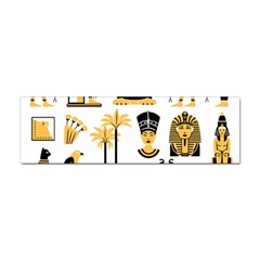 Egypt Symbols Decorative Icons Set Sticker (bumper) by Bedest