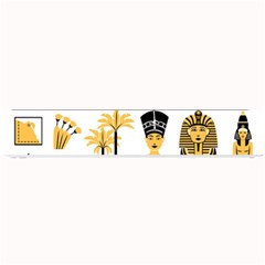 Egypt Symbols Decorative Icons Set Small Bar Mat by Bedest