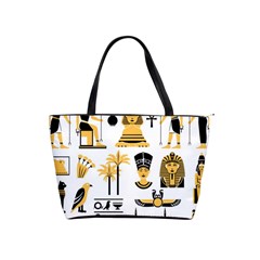 Egypt Symbols Decorative Icons Set Classic Shoulder Handbag by Bedest