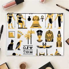 Egypt Symbols Decorative Icons Set Cosmetic Bag (xl) by Bedest