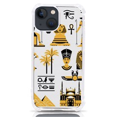 Egypt Symbols Decorative Icons Set Iphone 13 Mini Tpu Uv Print Case by Bedest