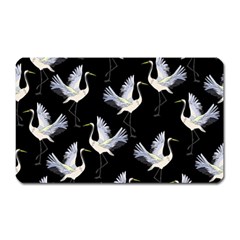 Crane Pattern Magnet (rectangular) by Bedest