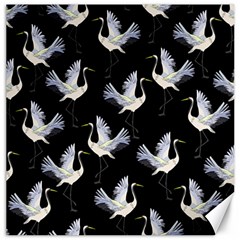 Crane Pattern Canvas 20  X 20  by Bedest