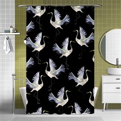 Crane Pattern Shower Curtain 48  X 72  (small)  by Bedest