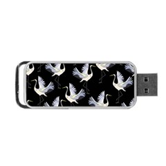 Crane Pattern Portable Usb Flash (two Sides) by Bedest