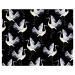 Crane Pattern Premium Plush Fleece Blanket (Medium) 60 x50  Blanket Front