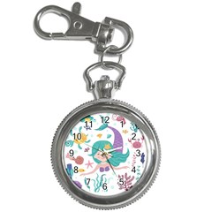 Set Cute Mermaid Seaweeds Marine In Habitants Key Chain Watches by Bedest