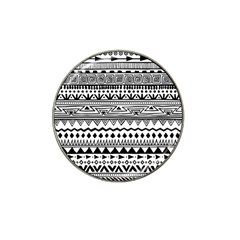 Boho Style Pattern Hat Clip Ball Marker (10 Pack) by Bedest