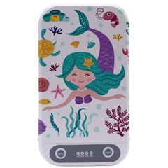 Set Cute Mermaid Seaweeds Marine In Habitants Sterilizers