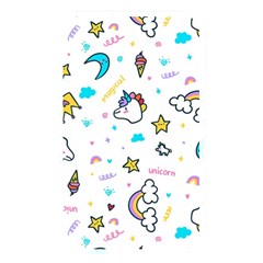 Unicorns Rainbows Seamless Pattern Memory Card Reader (rectangular) by Bedest