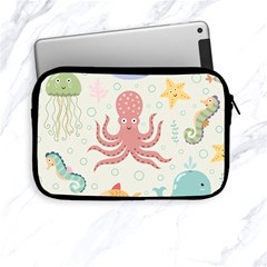 Underwater Seamless Pattern Light Background Funny Apple Ipad Mini Zipper Cases by Bedest