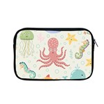 Underwater Seamless Pattern Light Background Funny Apple MacBook Pro 13  Zipper Case Front