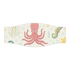 Underwater Seamless Pattern Light Background Funny Stretchable Headband by Bedest