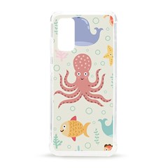 Underwater Seamless Pattern Light Background Funny Samsung Galaxy S20 6 2 Inch Tpu Uv Case