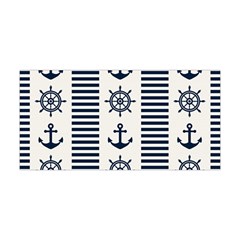 Nautical Seamless Pattern Vector Illustration Yoga Headband