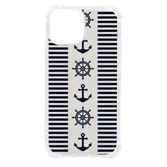 Nautical Seamless Pattern Vector Illustration Iphone 13 Mini Tpu Uv Print Case by Bedest