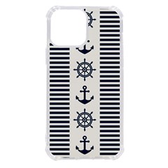 Nautical Seamless Pattern Vector Illustration Iphone 13 Pro Max Tpu Uv Print Case by Bedest