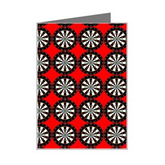 Dart Board Mini Greeting Card by Dutashop