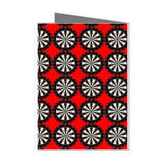 Dart Board Mini Greeting Cards (pkg Of 8)