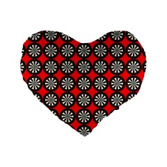 Dart Board Standard 16  Premium Heart Shape Cushions by Dutashop