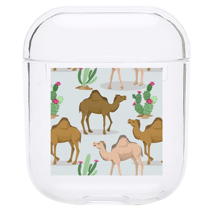 Camels Cactus Desert Pattern Hard PC AirPods 1/2 Case