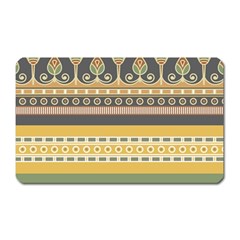 Seamless Pattern Egyptian Ornament With Lotus Flower Magnet (rectangular) by Hannah976