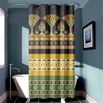 Seamless Pattern Egyptian Ornament With Lotus Flower Shower Curtain 36  x 72  (Stall)  Curtain(36 X72 )