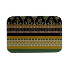 Seamless Pattern Egyptian Ornament With Lotus Flower Open Lid Metal Box (silver)   by Hannah976