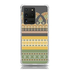 Seamless Pattern Egyptian Ornament With Lotus Flower Samsung Galaxy S20 Ultra 6 9 Inch Tpu Uv Case by Hannah976