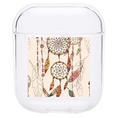 Coloured Dreamcatcher Background Hard Pc Airpods 1/2 Case