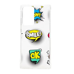 Set Colorful Comic Speech Bubbles Samsung Galaxy Note 20 Ultra Tpu Uv Case by Hannah976